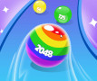 2048 Run Gorgeous Balls is a game that combines puzzle gameplay and endless running elements. Players will control colorful balls and merge them to achieve the highest score.