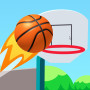 Bounce Dunk Basketball is a basketball game that combines action elements. Players control the bounced ball to score points in the basket.