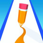 Color Pencil Run is an entertaining racing game where you control a growing pencil on a running track, collecting colors and dodging obstacles to reach the maximum length.