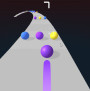 Color Slope is a game in the famous Slope Game series. In this game, players take control of a ball that is rolling down a colorful slope. The main goal is to avoid obstacles and change colors accordingly.