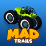 Mad Trails is an exciting off-road racing game where players will control different vehicles to overcome difficult and challenging terrains.