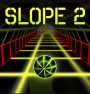 Slope Game 2: Players roll a ball down a 3D hill. The shape of the slide is constantly changing, making the game unpredictable and challenging.