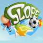 Slope Soccer is a combination of high-speed racing games and soccer! In this game, players control a soccer ball and roll down slopes. The main objective is to score as many goals as possible and reach the farthest distance.