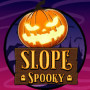 Slope Spooky is a variation of the Slope game with a Halloween theme! Players control a ball rolling down challenging and spooky slopes. Halloween is coming and it's time for some horror elements in Slope!